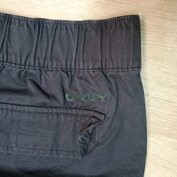 Oakley Mens Roam Commuter Chino Style Shorts Buckle Waist Blue Navy Size Medium - Picture 7 of 11